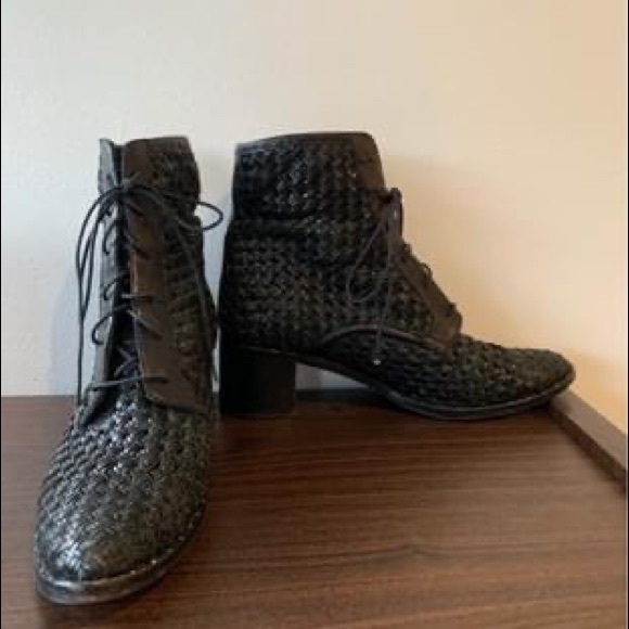 Freda Salvador Ace boot black Leather Sz 9 - Picture 4 of 4